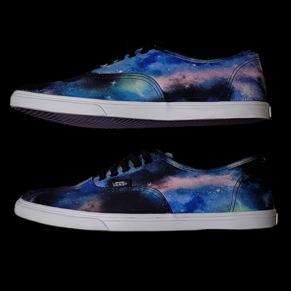 Vans Galaxy Shoes, Men's Size 6, Women's Size 7, Blue Turquoise Purple, Unisex - Picture 4 of 8